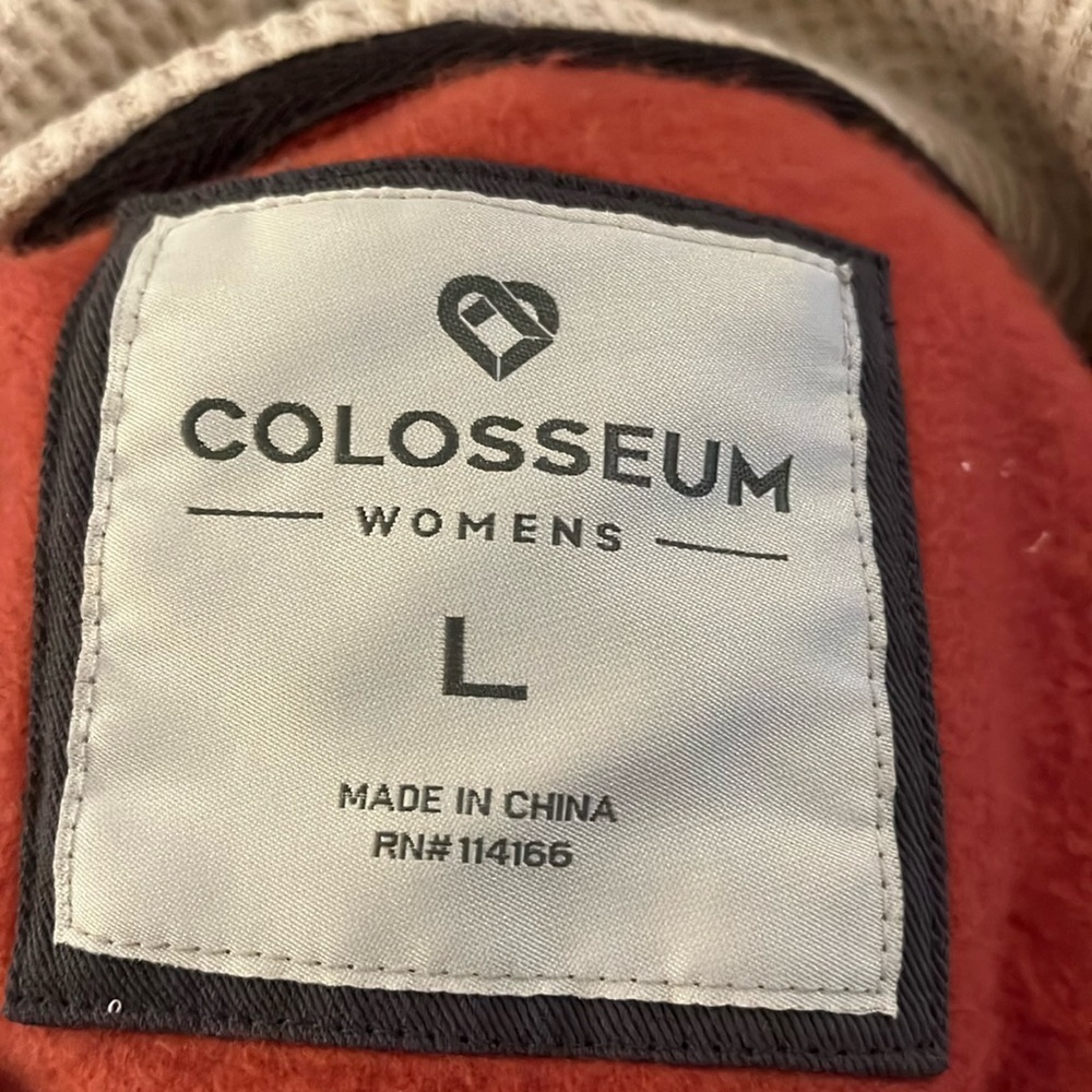 Colosseum Women’s Arkansas Razorbacks Pullover Hoodie Size L - Picture 6 of 7